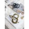 Hello Honey® 9.5" Black Marble Circle Chain Décor